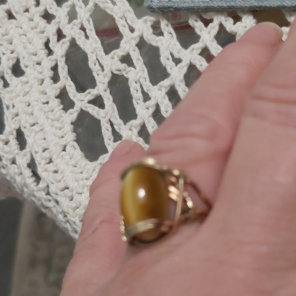 Tiger Eye ring - Picture 7 of 7
